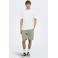 ONLY & SONS linnen loose fit casual short - groen