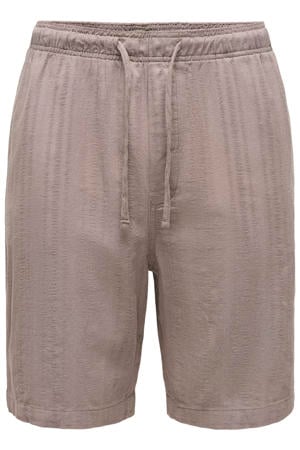 loose fit casual short met linnen - falcon