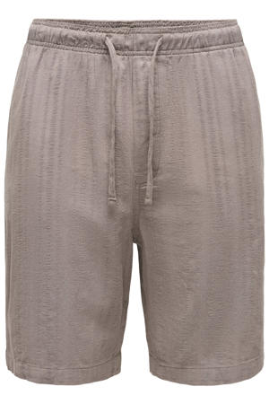 loose fit casual short met linnen - falcon