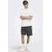 ONLY & SONS loose fit casual short met linnen - grijs