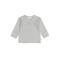 Feetje gestreepte longsleeve Penguin Cuddles - antraciet melange/wit