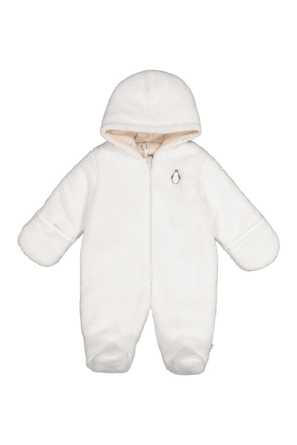 Feetje teddy winter pak Penguin Cuddles - offwhite/zand