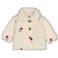 Feetje teddy jas Afternoon Tea creme/berry/lila