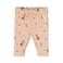 Feetje slim fit legging met ruches en print - zand