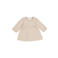 Feetje A-lijn jurk My Little Love met hartjes - taupe/bordeaux