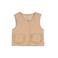 Feetje reversible gilet Forest Garden - beige