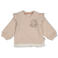 Feetje sweater Dress to Impress taupe/offwhite/bruin