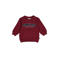 Feetje sweater Built for Fun met tekst - bordeaux