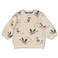 Feetje sweater Wiggle and Waddle - beige/groen
