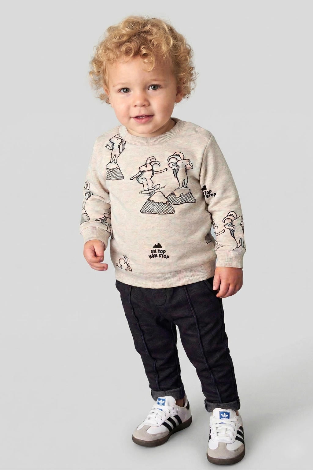 Feetje babybroek Mountain Top - antraciet