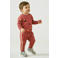 Feetje babybroek City Chic rood/offwhite