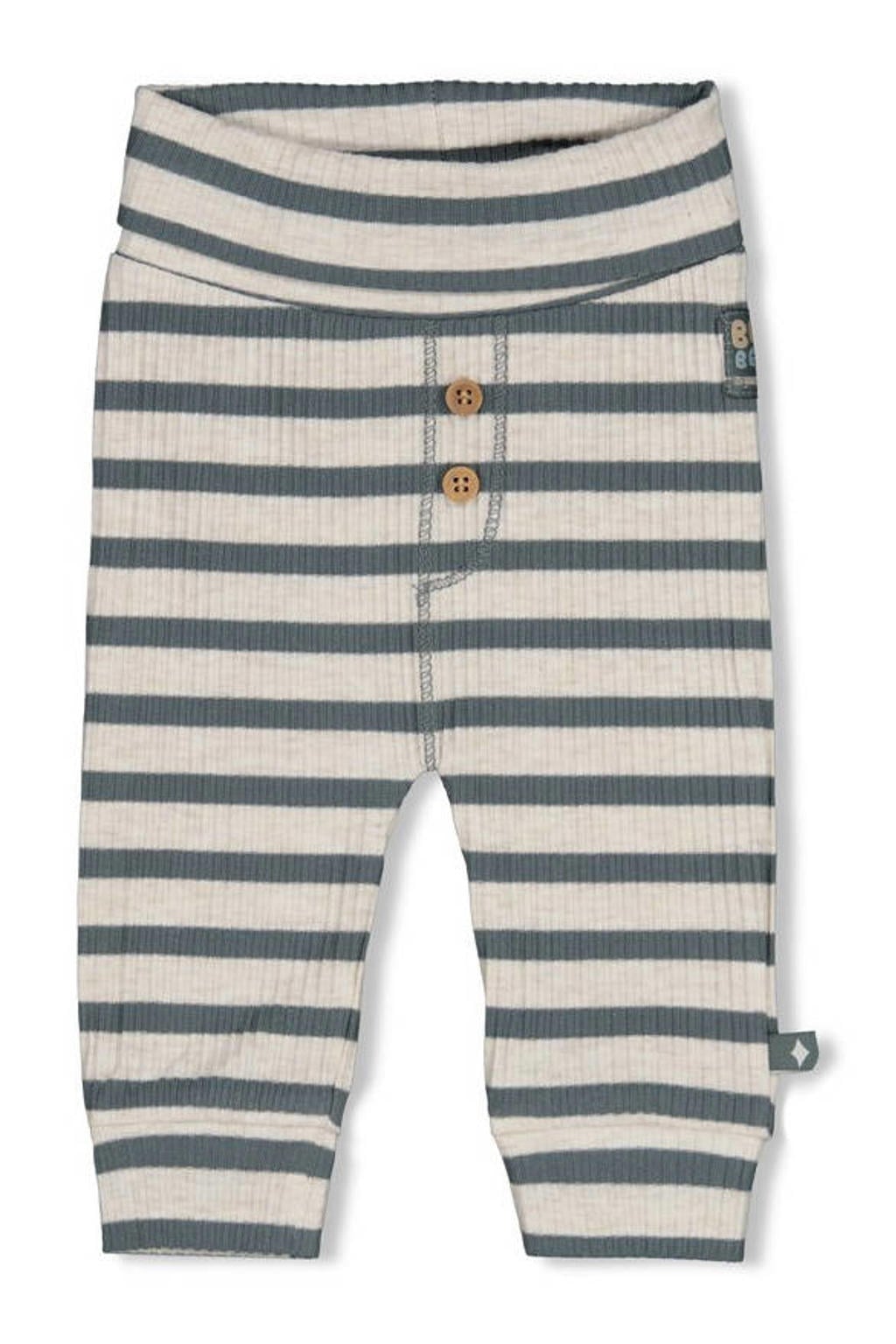Feetje casual broek Beep Beep zeegroen/ecru