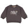 Feetje sweater Pasta Party antraciet/offwhite/camel