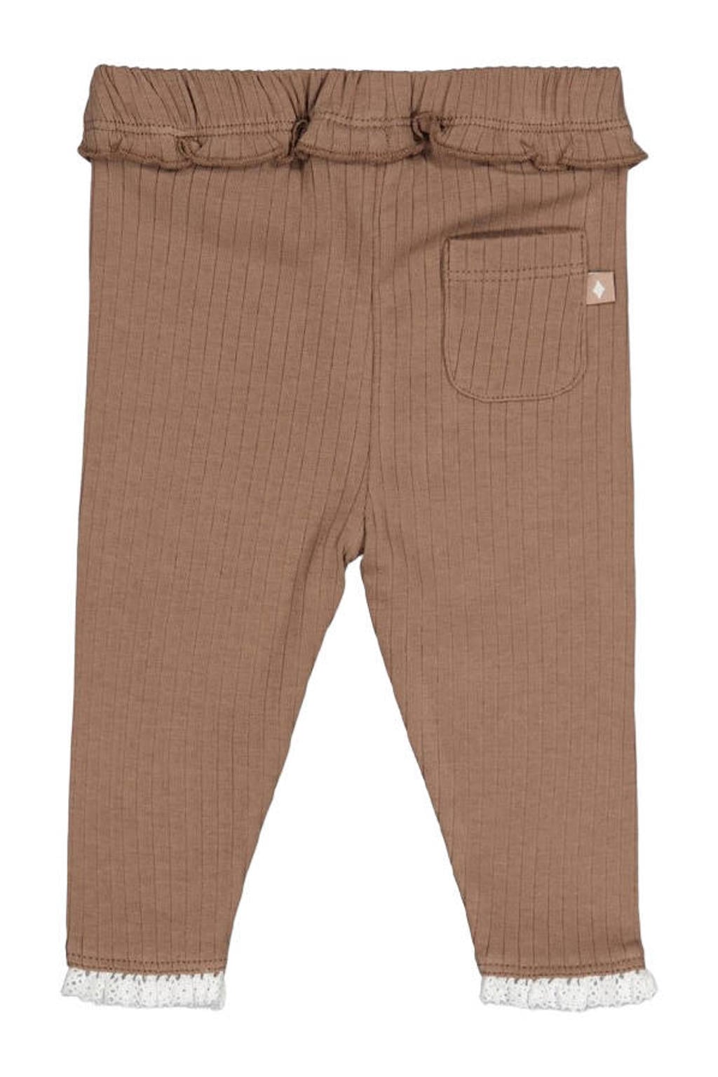 Feetje rib gebreide legging My Little Love - taupe
