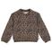 Feetje oversized sweater City Chic - beige/zwart