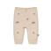 Feetje katoenen regular fit jacquard babybroek met print - zand