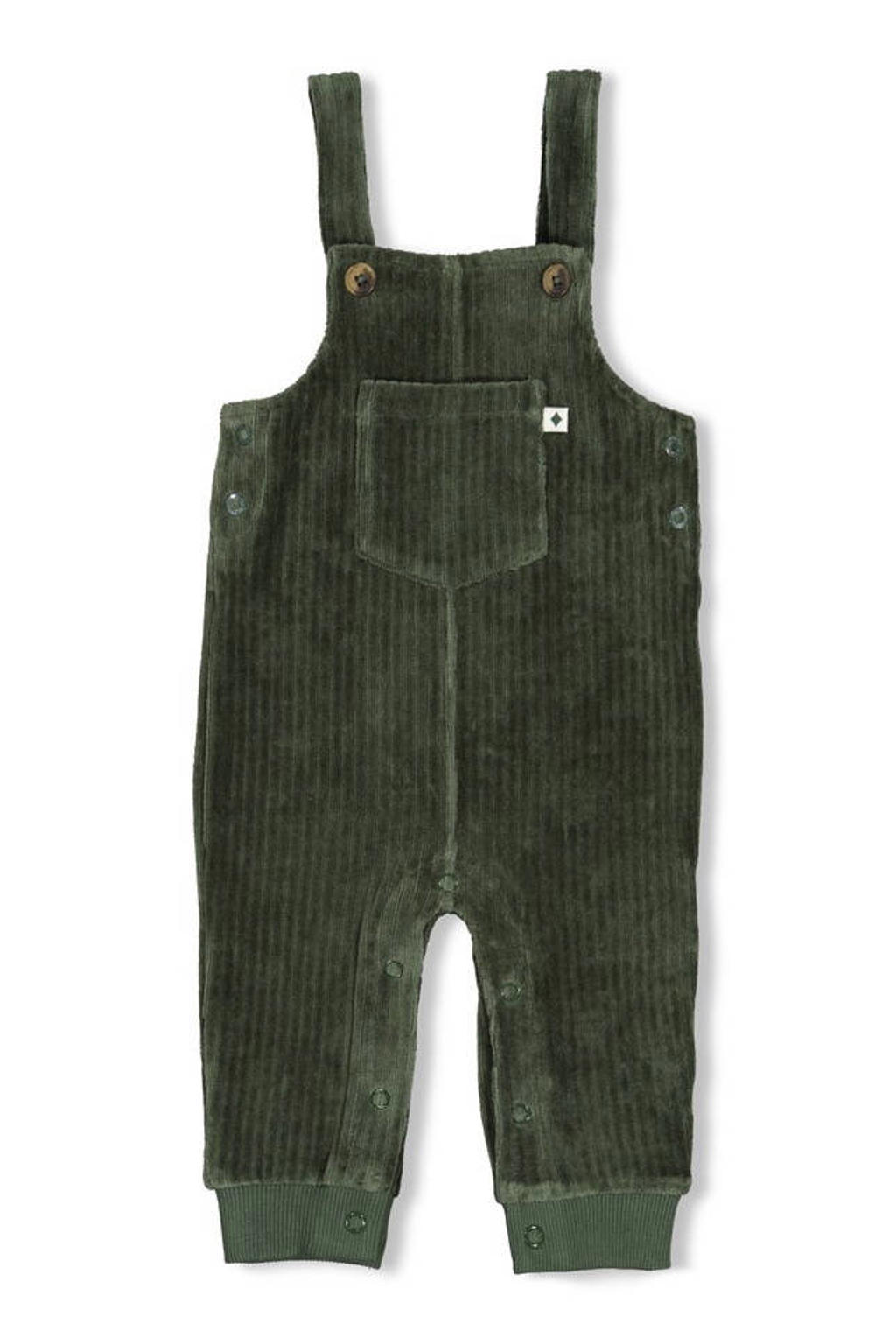 Feetje corduroy tuinbroek Wiggle and Waddle - groen