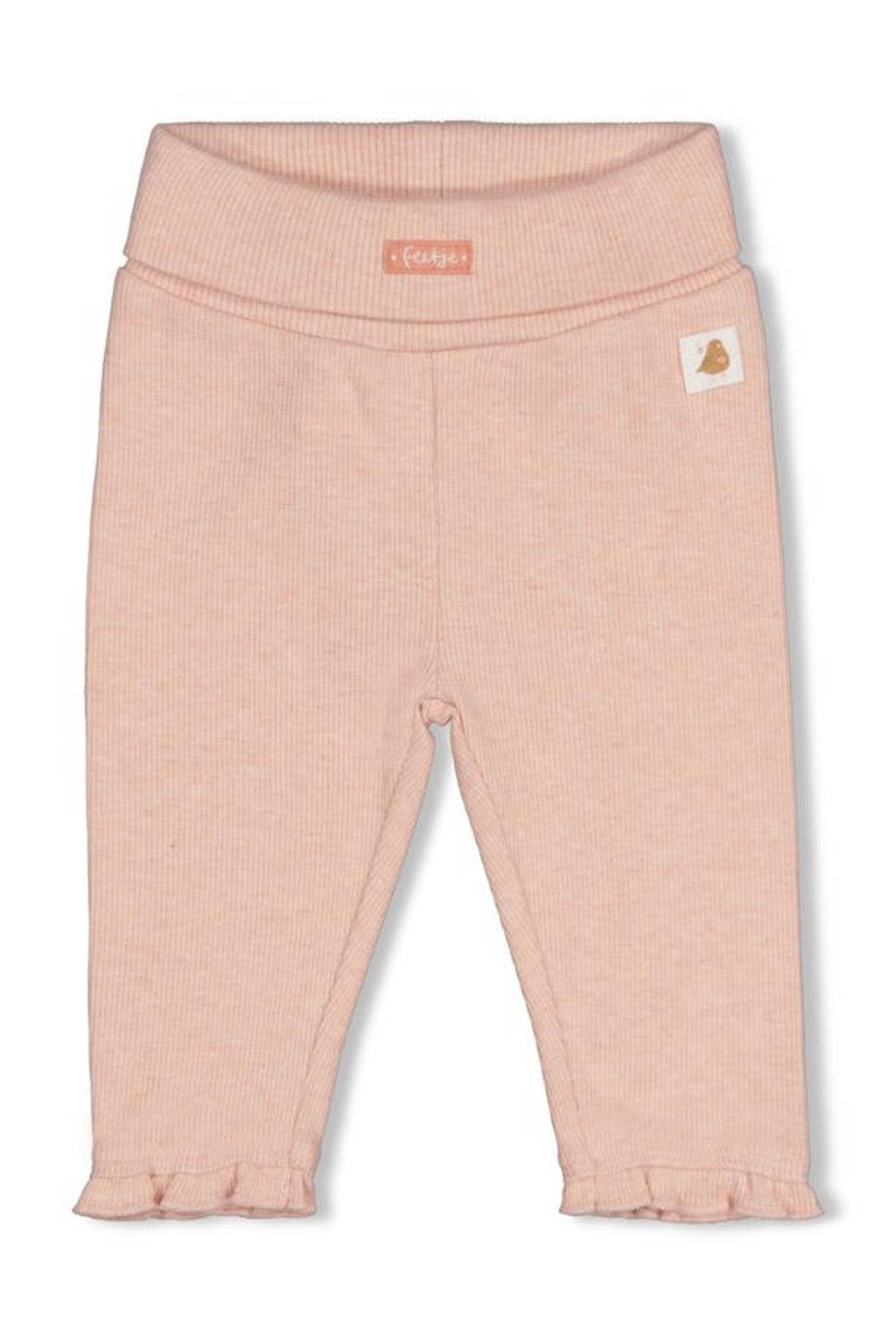 Lichtroze meisjes Feetje babybroek Fall in Love met regular fit