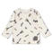 Feetje aansluitende longsleeve met print - ecru