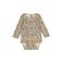 Feetje romper Lucky Bloombird - beige/groen/bruin