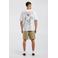 America Today oversized T-shirt met backprint - grijs