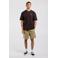America Today oversized T-shirt met backprint - bruin