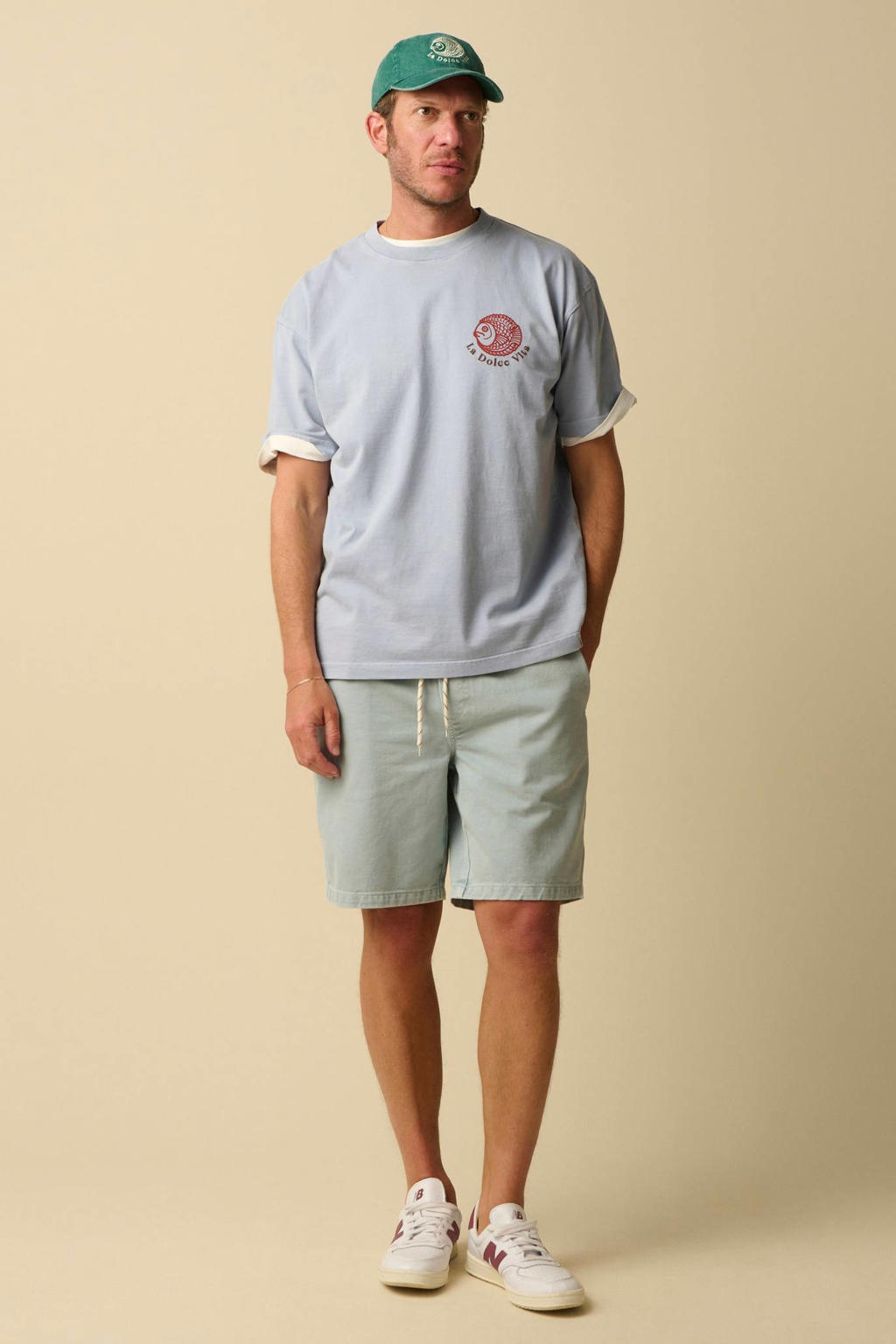 Sissy-Boy regular fit short - lichtblauw