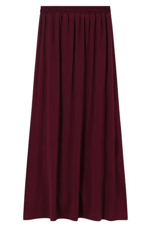 modal midi rok - donkerrood