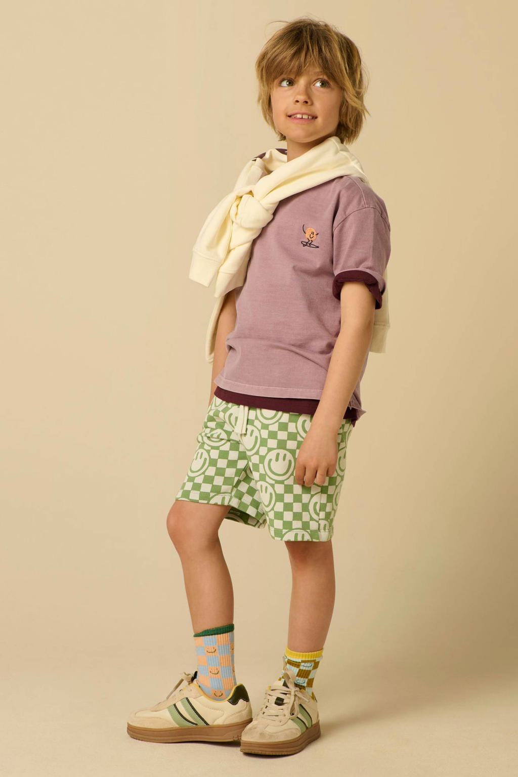 Sissy-Boy sweatshort met print - groen