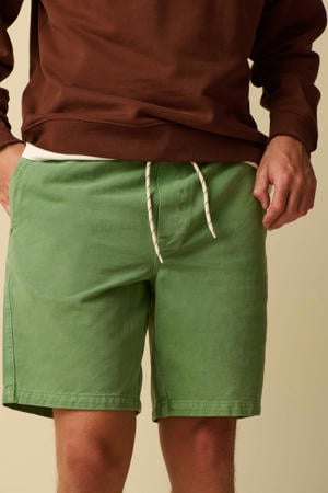 regular fit korte broek - groen
