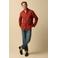 Sissy-Boy linnen regular fit overhemd - donkerrood