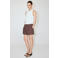 Mango straight leg casual short - roodbruin