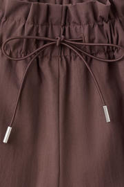 thumbnail: Mango straight leg casual short - roodbruin