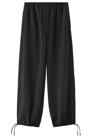 modal barrel broek - zwart