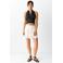 MANGO TEEN mini rok met ruches - wit