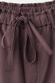 thumbnail: Mango lyocel vezel barrel broek - paars