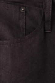 thumbnail: Mango straight leg broek met linnen - bruin