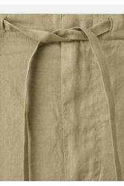 thumbnail: Mango straight leg broek met linnen - lichtkaki