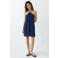 MANGO TEEN halterjurk - donkerblauw