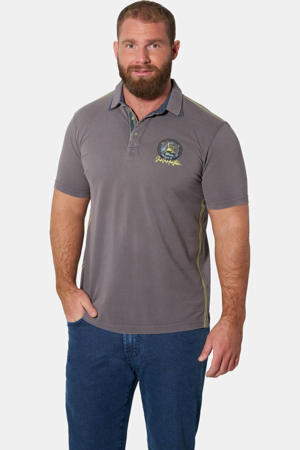 regular fit polo +FIT Collectie, Plus Size - grijs