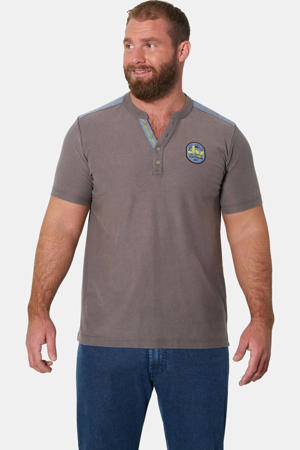 regular fit T-shirt +FIT Collectie Plus Size - grijs