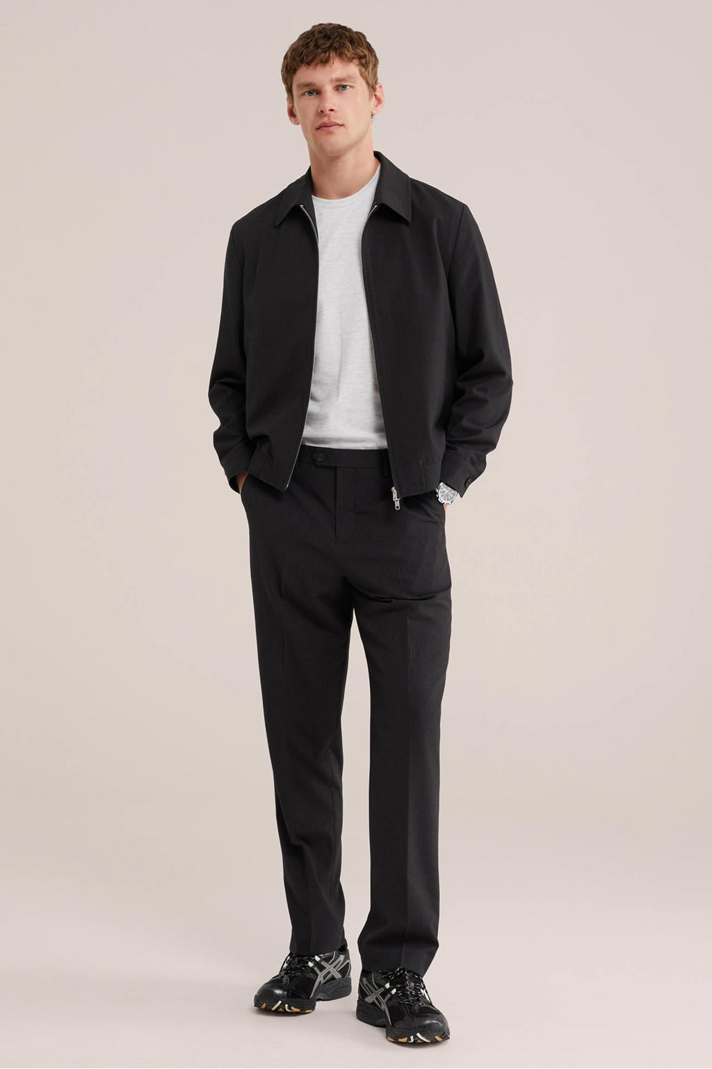 WE Fashion jack antraciet