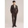 WE Fashion straight leg pantalon - donkerbruin