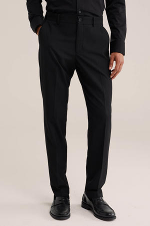 slim fit colbert - zwart