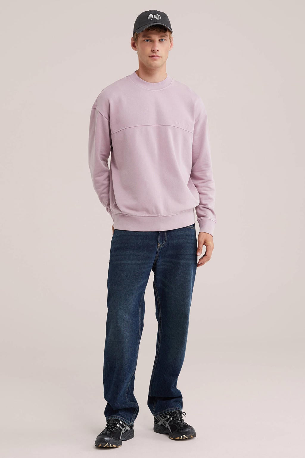 WE Fashion relaxed fit trui - oudroze