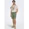 ONLY & SONS loose fit short met linnen groen