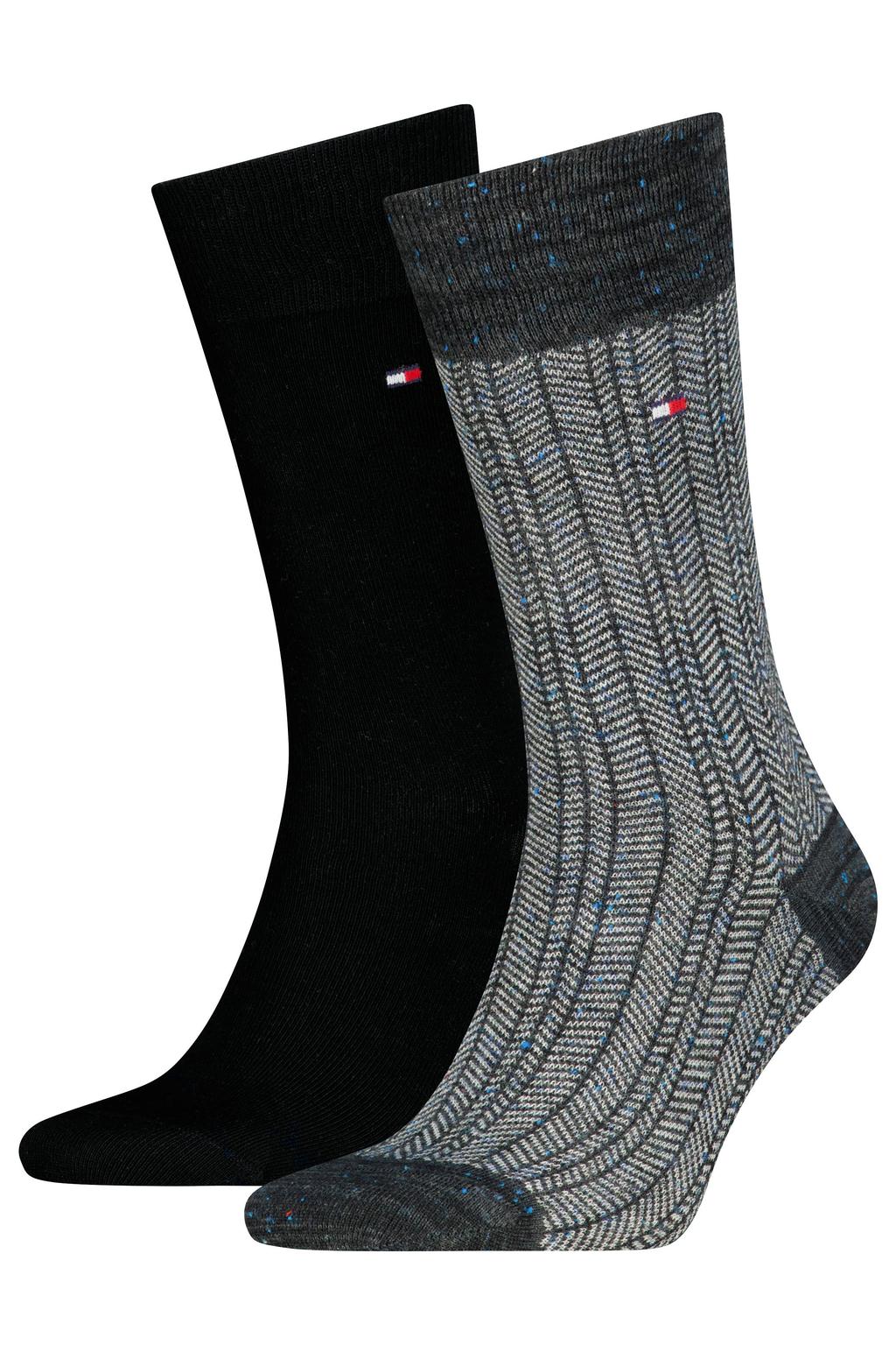 Tommy Hilfiger sokken - set van 2 zwart