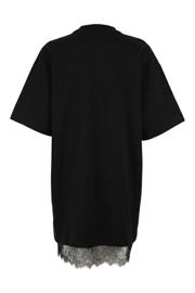 thumbnail: Shoeby T-shirtjurk met kant  - zwart
