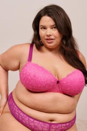 thumbnail: Zizzi voorgevormde beugelbh Plus Size - roze