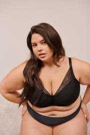 thumbnail: Zizzi voorgevormde beugelbh Plus Size - zwart